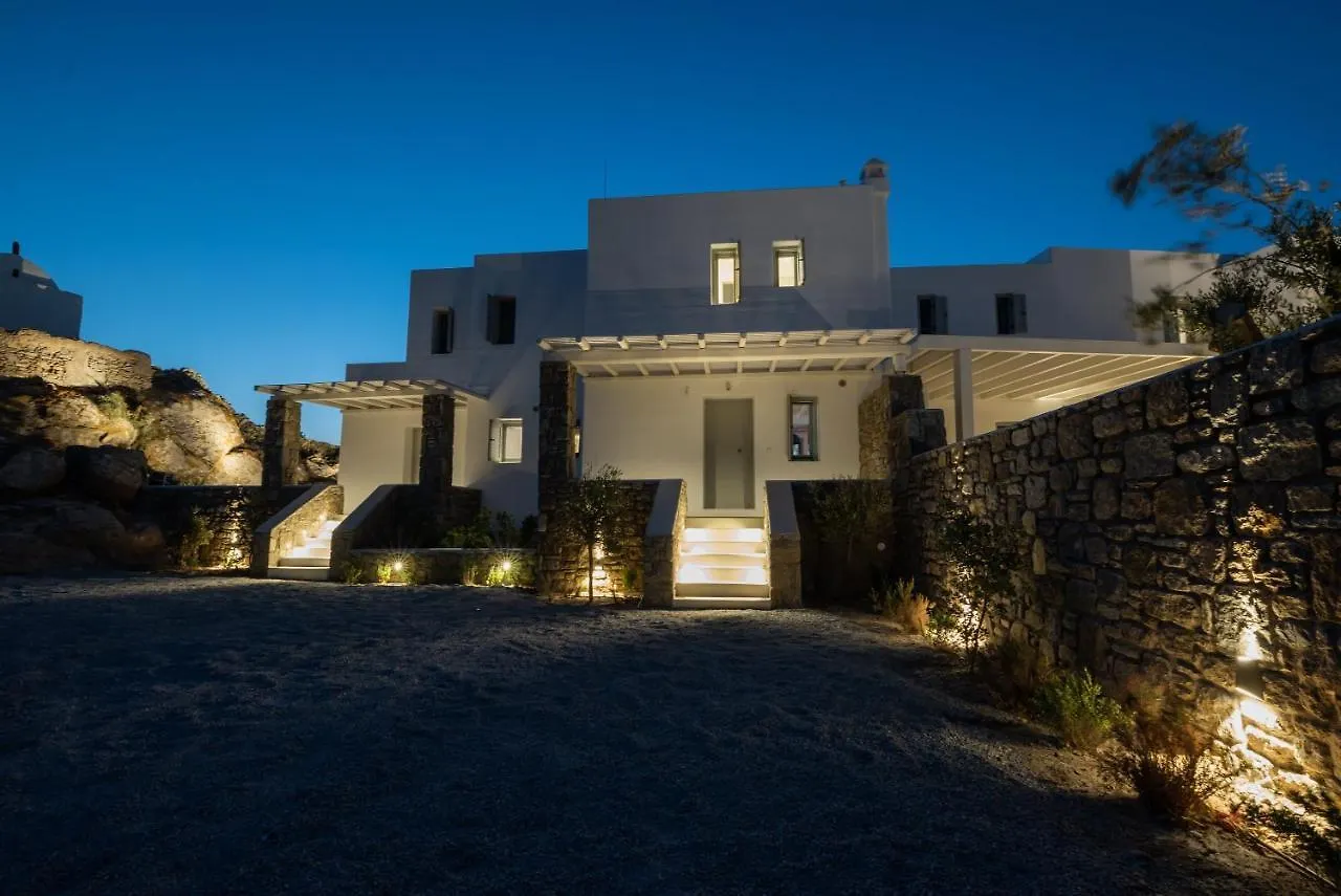 Villa Petra Mare Above Mykonos Town Private Pool 그리스